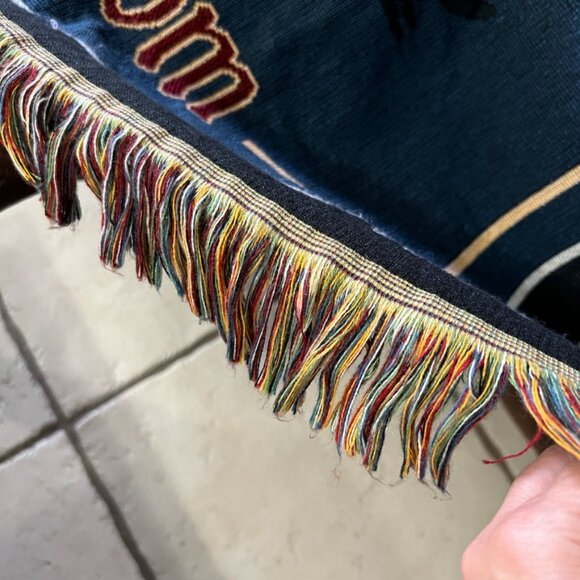 Disney Magic Kingdom Tapestry Woven Throw Blanket Mickey Castle Fireworks 46x56 - Picture 7 of 10